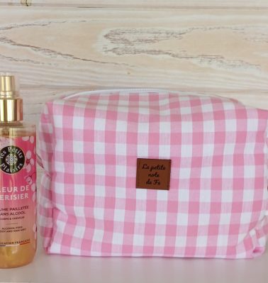 Trousse de Toilette – Vichy Rose